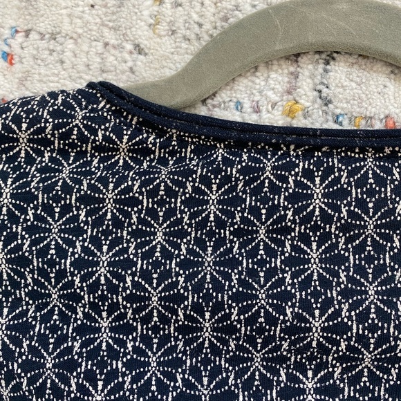 Grey State Rochelle Romper - Navy and White Tile Print - M - Picture 6 of 8